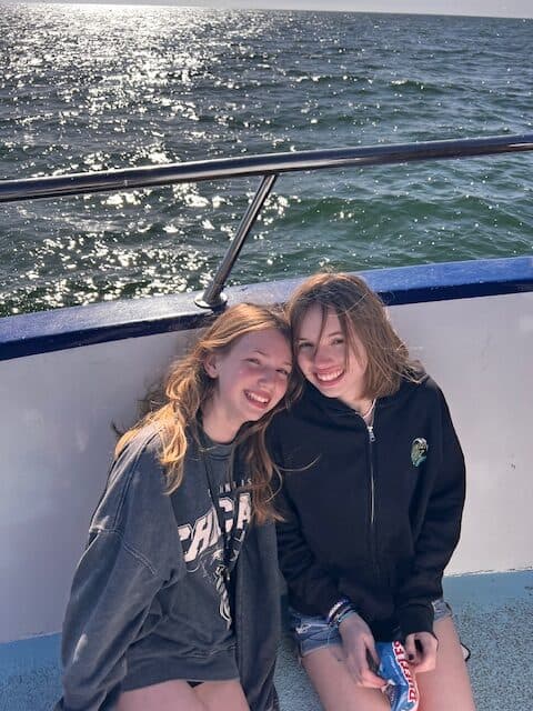 Kids on a Whale Watching Boat a Fun thing to do in Newport Beach