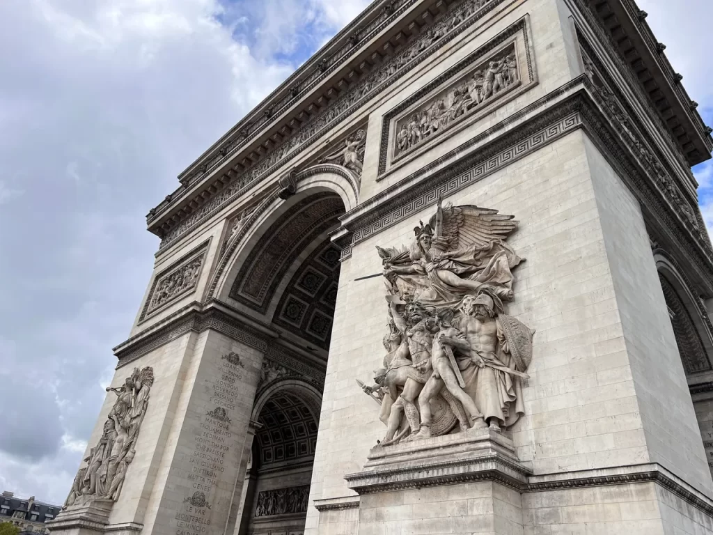 Arc de Triomphe in Paris, France