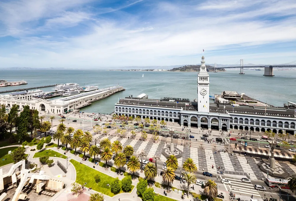 View of Ferry Building in San Francisco