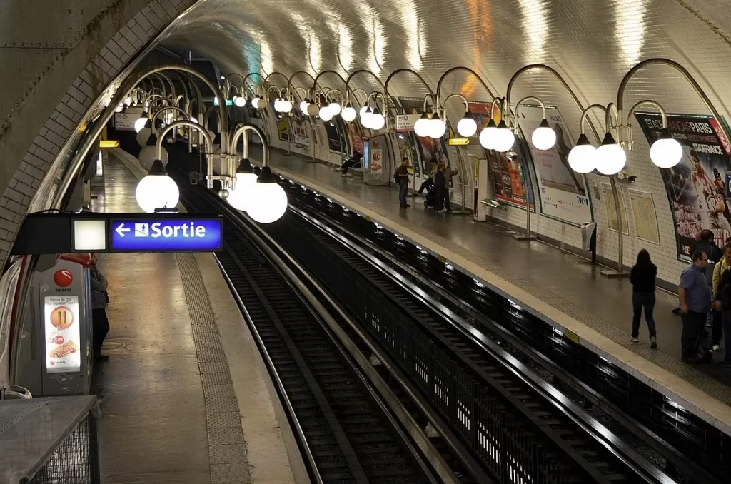 Paris Metro Station