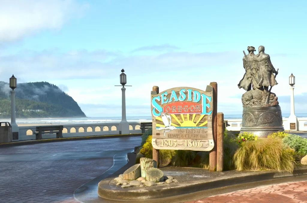 Seaside Ocean Front, a top attraction on the coast of Oregon