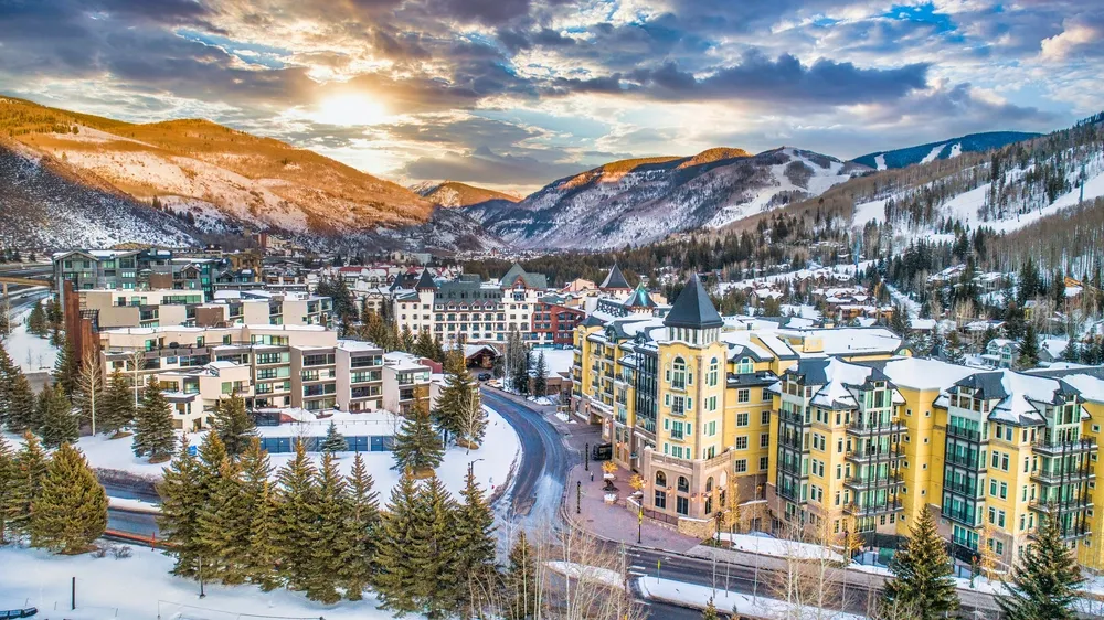 Buildings and resorts in Vail, Colorado