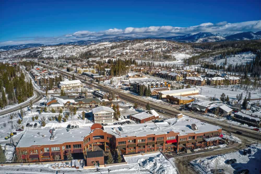 The town of Winter Park Colorado