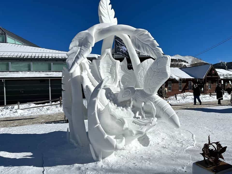 International Snow Sculpture Championship in Breckenridge Colorado, a great thing to do in Summit County Colorado