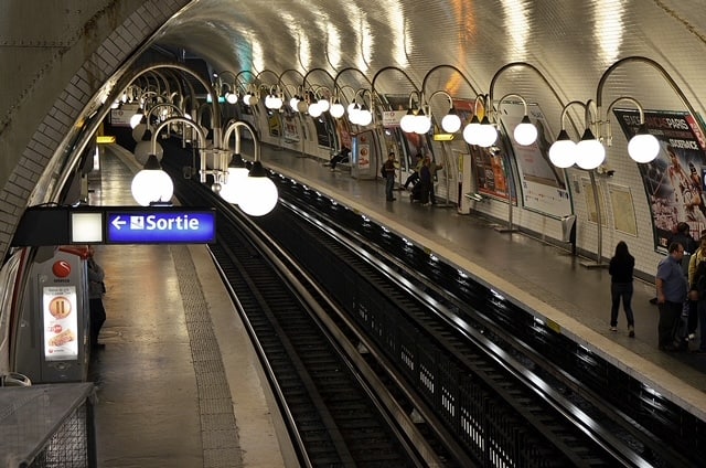Metro in Paris, France