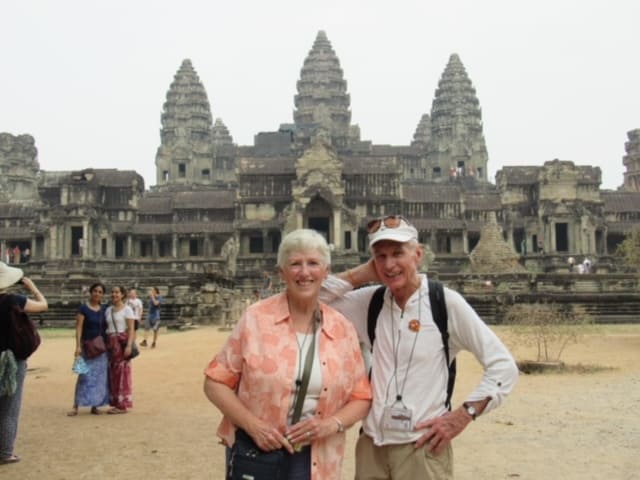 People in Angor Wat Cambodia