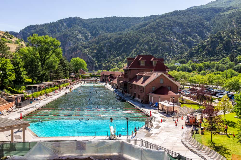 Hot Springs in Glenwood Springs Colorado 