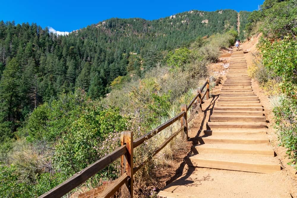 Manitou Incline in Manitou Springs Colorado