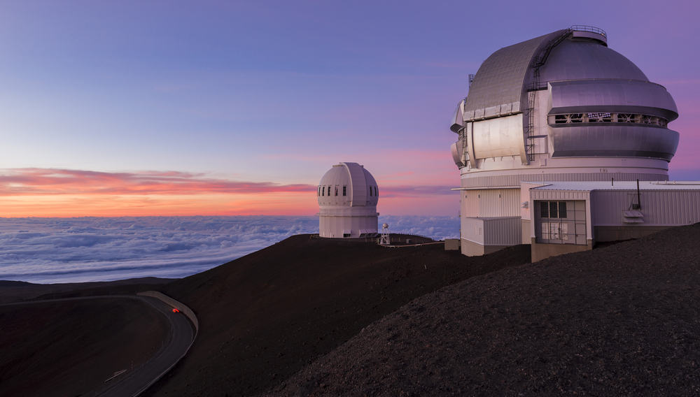 Summit of the Mauna Kea Volcano in the Big Island of Hawaii