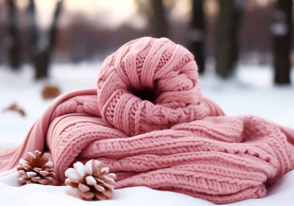 Pink scarfs