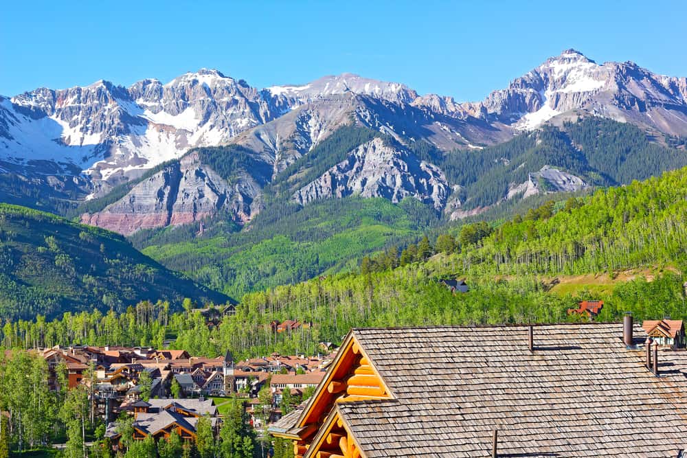 Mountains in Telluride, Colorado