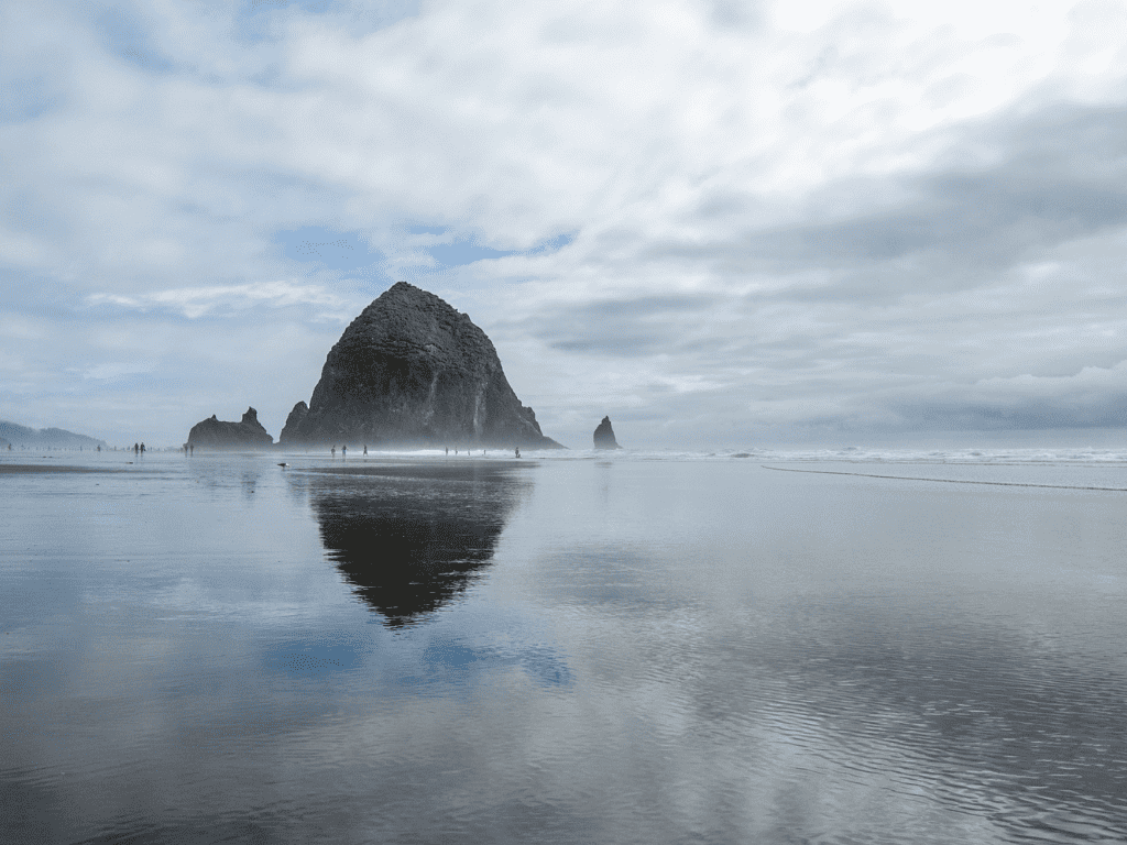 Haystack Rock in Cannon Beach, Oregon