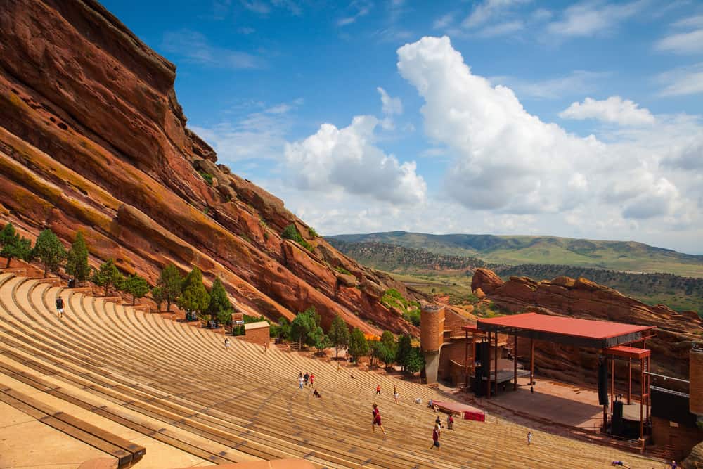 Red Rocks Amphitheater in Colorado