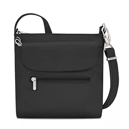 Travelon Anti-Theft Classic Mini Shoulder Bag, Black