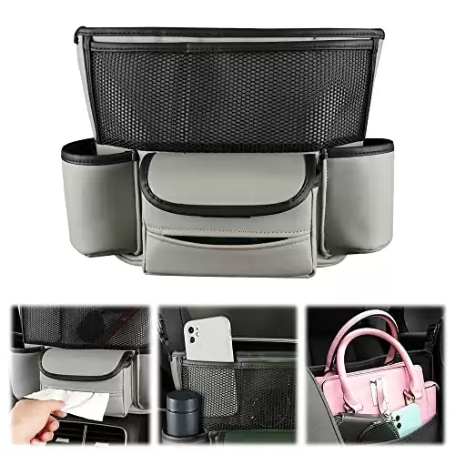 Car Storage Pocket Handbag Holder for Car Between Seats