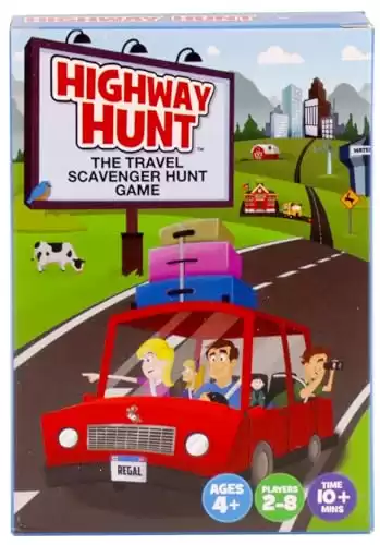 Regal Games - Highway Hunt Card Game - Travel Scavenger Hunt Game - for Family Vacations, Car Rides, & Road Trips