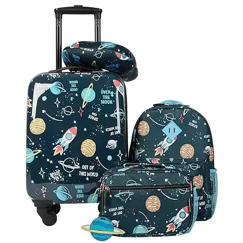 Travelers Club Kids Luggage, Space, 5-Piece Set
