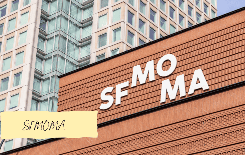 Outside of the San Francisco Museum of Modern Art (SFMOMA)