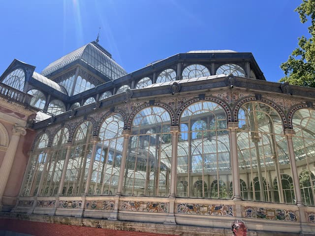 Crystal Palace in the Parque del Retiro in Madrid