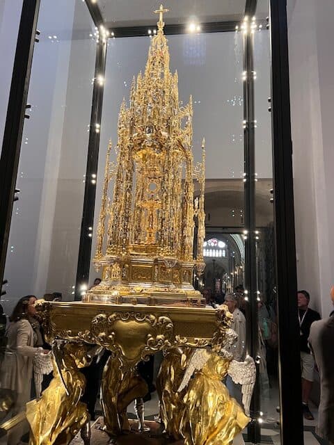 The Monstrance of Enrique de Arfe in the Cathedral of Toledo