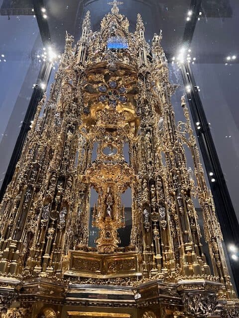The Monstrance of Enrique de Arfe in the Cathedral of Toledo