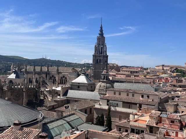View from the Gastro Azotea in Toledo, Spain