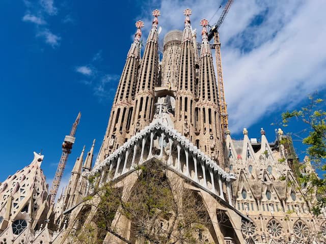 La Sagrada Familia cathedral in Barcelona, Spain
