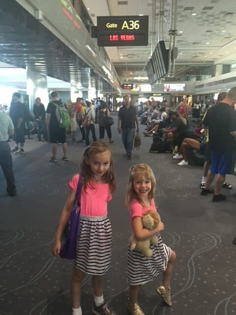 Kids at the Denver International Airport
