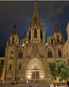 Cathedral of Barcelona in Barcelona, Spain