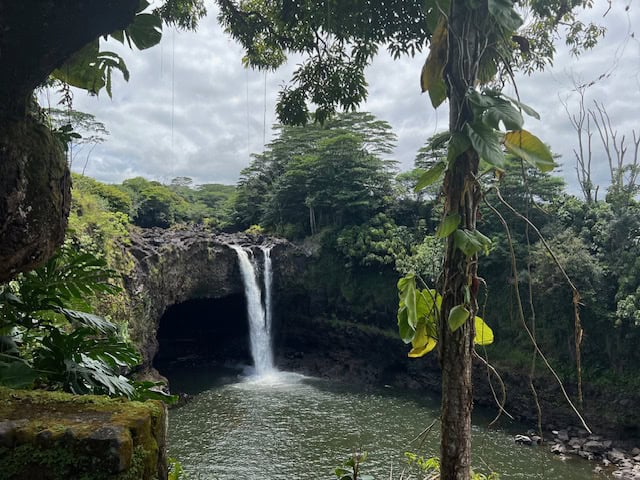 Rainbow Falls in Hilo, Hawaii