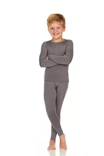 Thermajohn Thermal Underwear for Kids, Boys Thermal Underwear Set | Kids Base Layers for Skiing