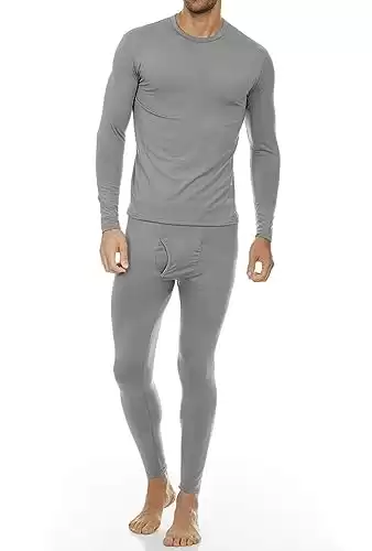 Thermajohn Long Johns Thermal Underwear for Men Fleece Lined Base Layer Set for Cold Weather