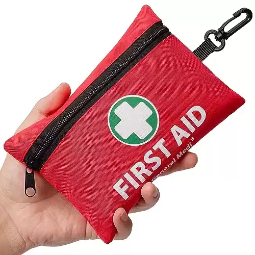 General Medi Mini First Aid Kit, 110 Piece Small First Aid Kit