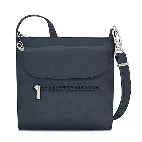 Travelon Anti-Theft Classic Mini Shoulder Bag, Midnight, One Size
