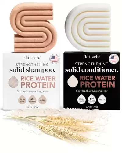 Kitsch Rice Bar Shampoo and Conditioner Bar