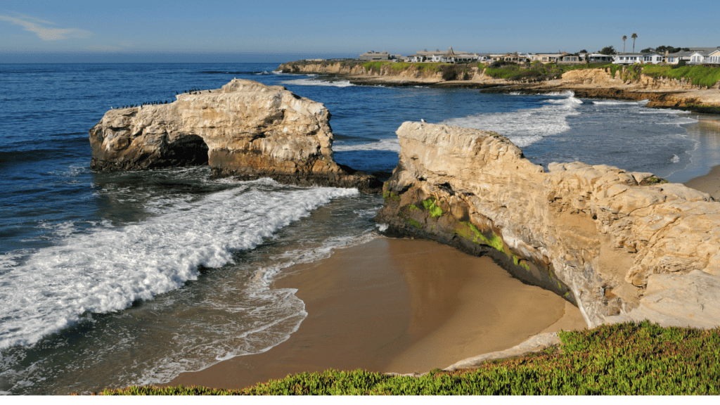 Natural Bridges State Beach in Santa Cruz, California 