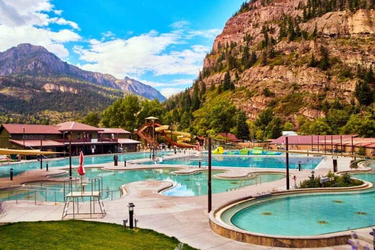 Ouray Hot Springs pools in Ouray, Colorado