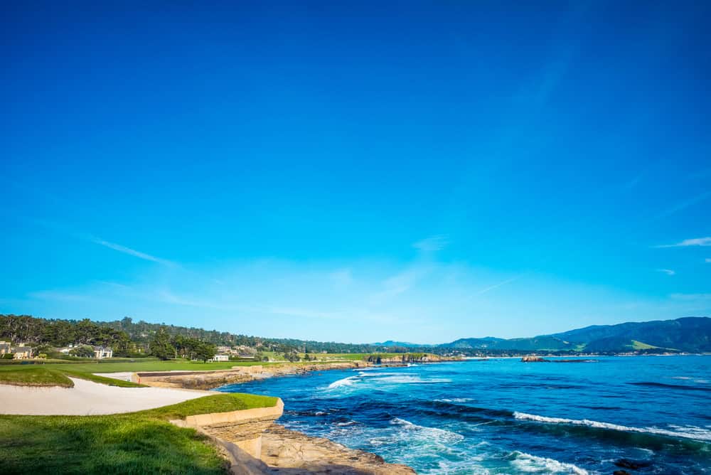 View of the Seaside and the Pebble Beach Golf Course