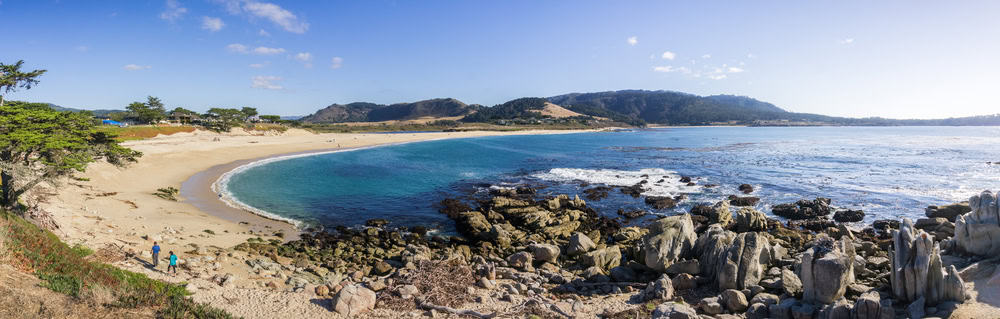 View of Carmel Beach in Carmel-by-the-Sea