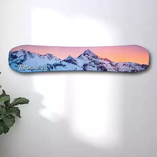 Headwaters Studio Snowboard Decor - Wooden Home Wall Art