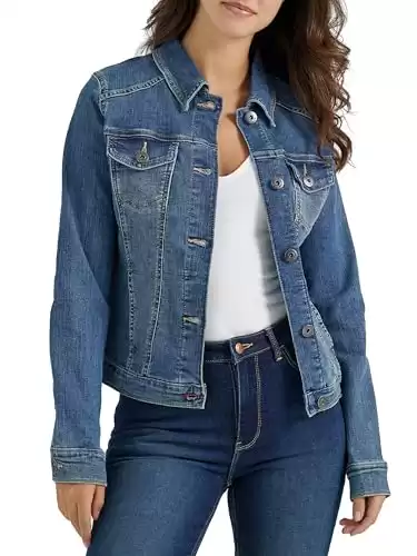 Wrangler Authentics Women's Stretch Denim Jacket