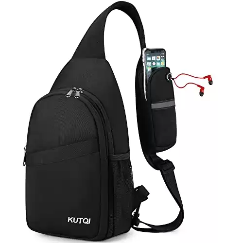 KUTQI Sling Backpack Crossbody Sling Bag