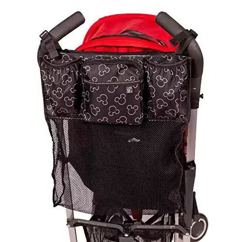 Disney Baby by J.L. Childress Stroller Organizer with Cup Holders and Mesh Storage Compartment