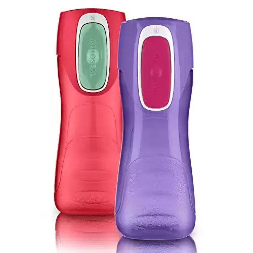 Contigo Trekker Kids Water Bottle with Spill-Proof Lid, 14oz Water Bottle with Leak-Proof Technology