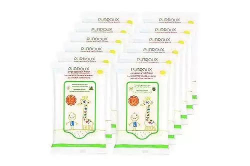 TM Hand and Face Wipes for Babies and Children 120 Wipes