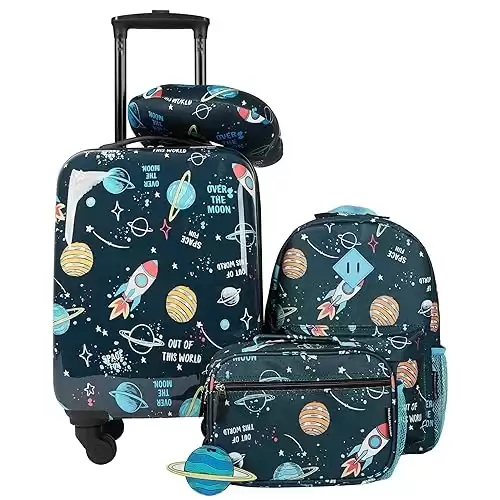Travelers Club Kids Luggage, Space, 5-Piece Set